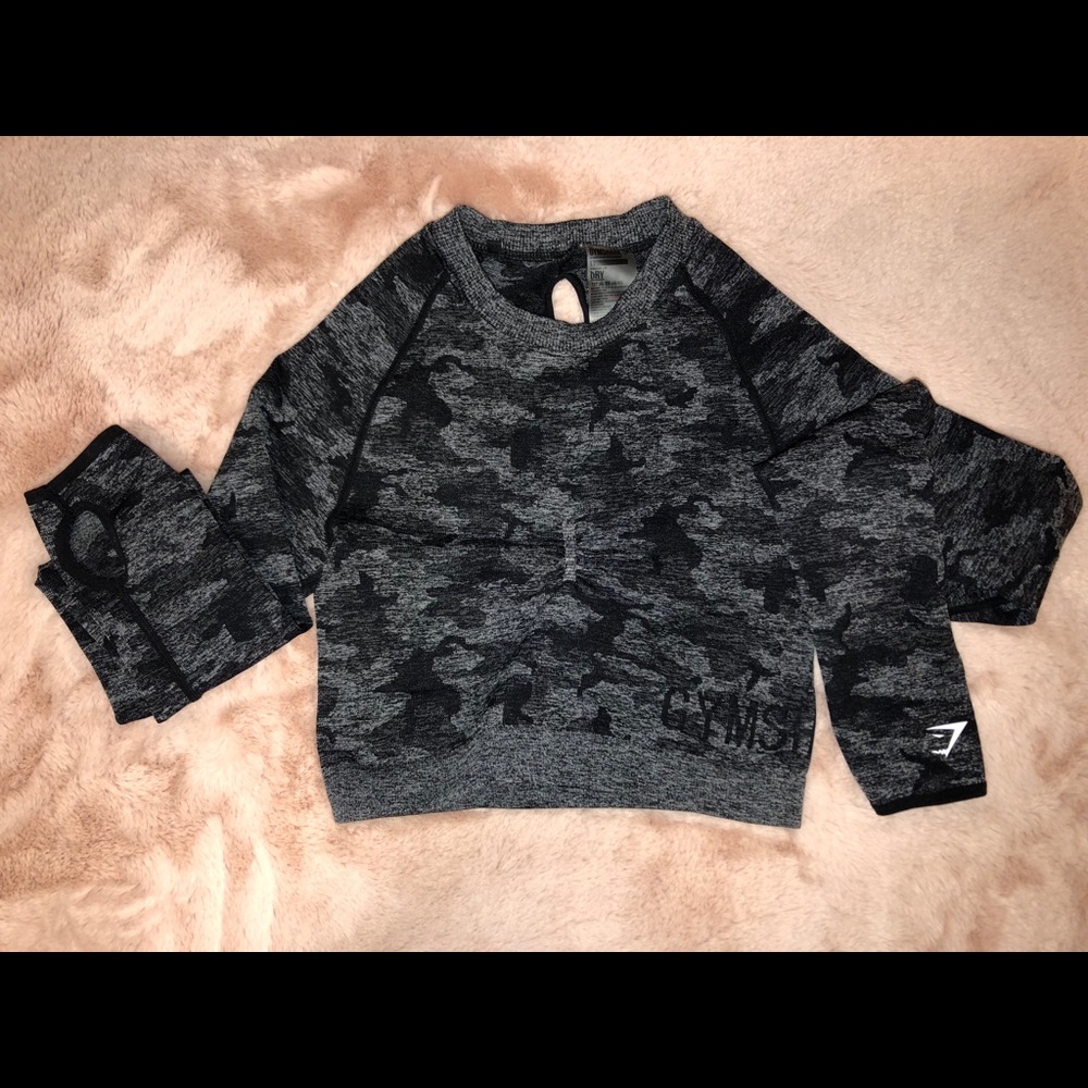 Gymshark Camo Crop